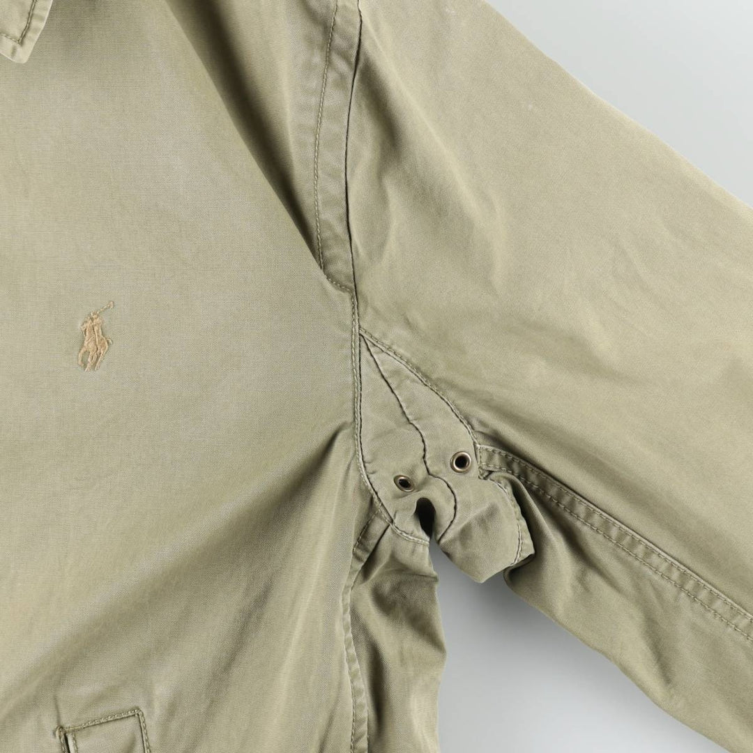 Ralph Lauren POLO by Ralph Lauren Swing Top Sports Jacket Men's L size cotton Khaki type beige Vintage Second Hand