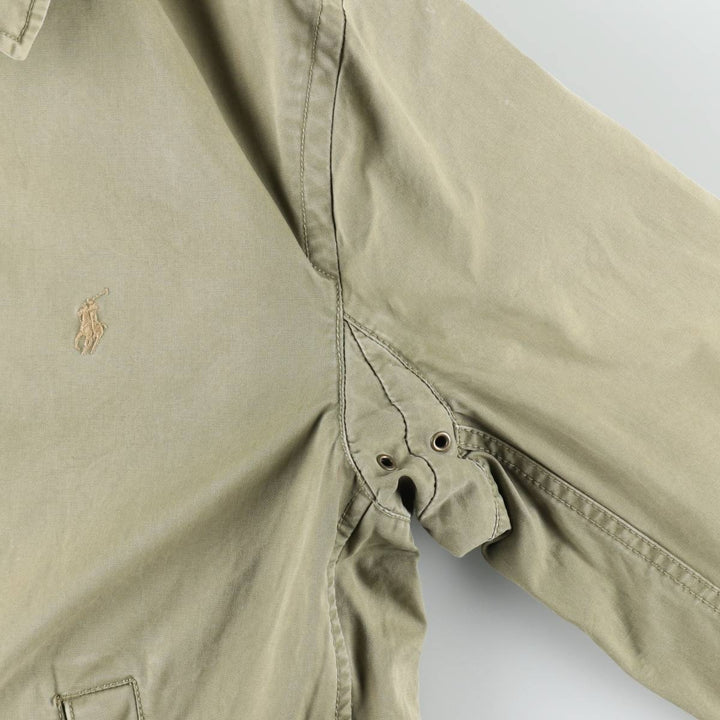 Ralph Lauren POLO by Ralph Lauren Swing Top Sports Jacket Men's L size cotton Khaki type beige Vintage Second Hand