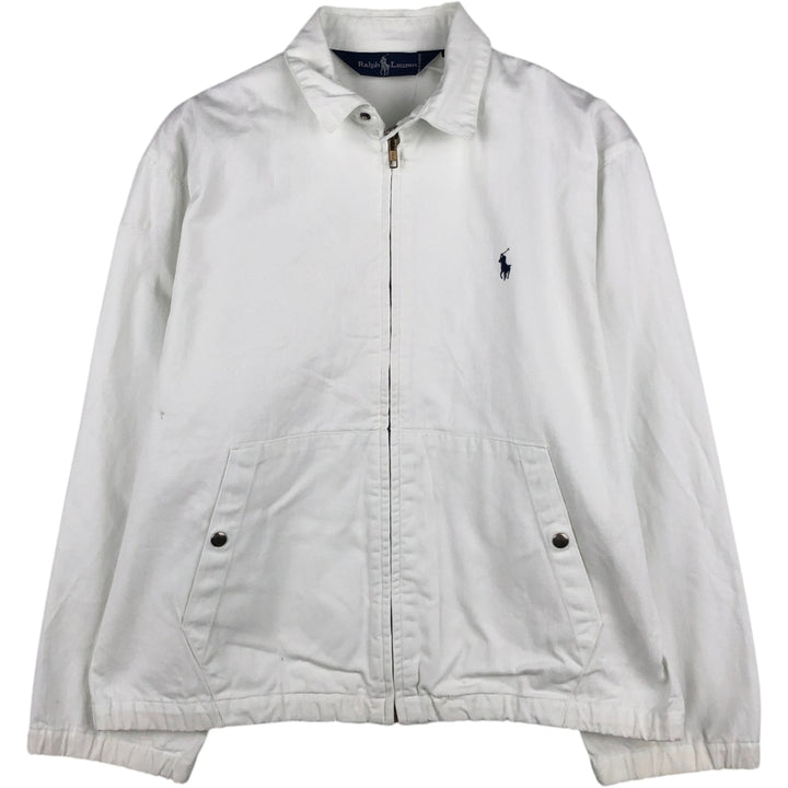 Ralph Lauren Swing Top Sport Jacket, Men's Size S (approx.) cotton white type Vintage Second Hand