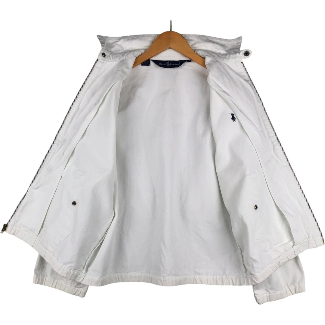 Ralph Lauren Swing Top Sport Jacket, Men's Size S (approx.) cotton white type Vintage Second Hand