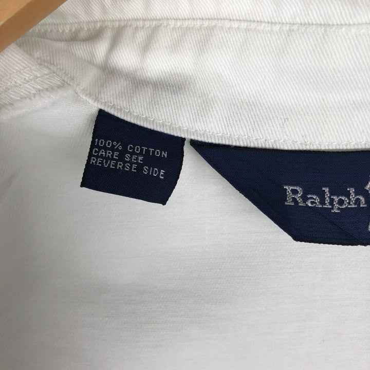 Ralph Lauren Swing Top Sport Jacket, Men's Size S (approx.) cotton white type Vintage Second Hand