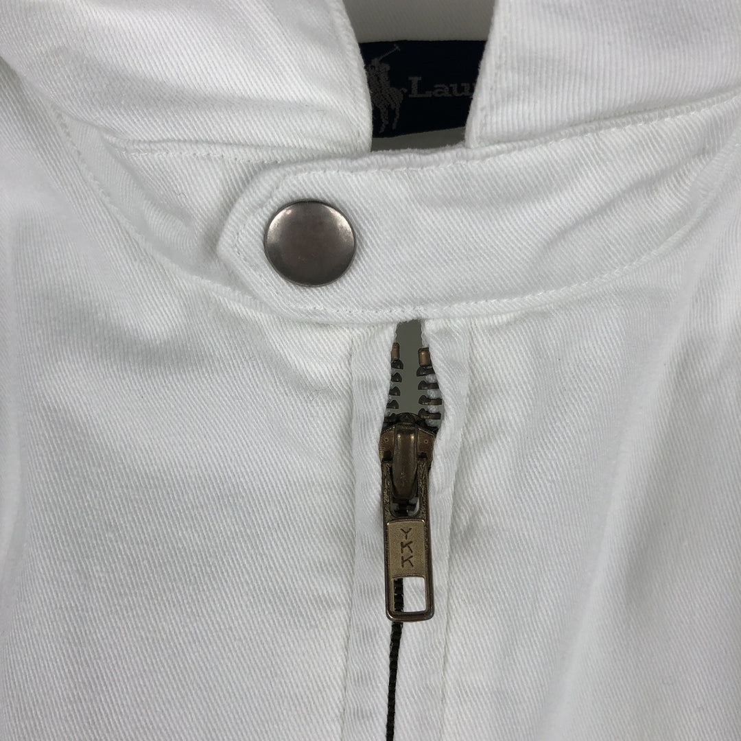 Ralph Lauren Swing Top Sport Jacket, Men's Size S (approx.) cotton white type Vintage Second Hand