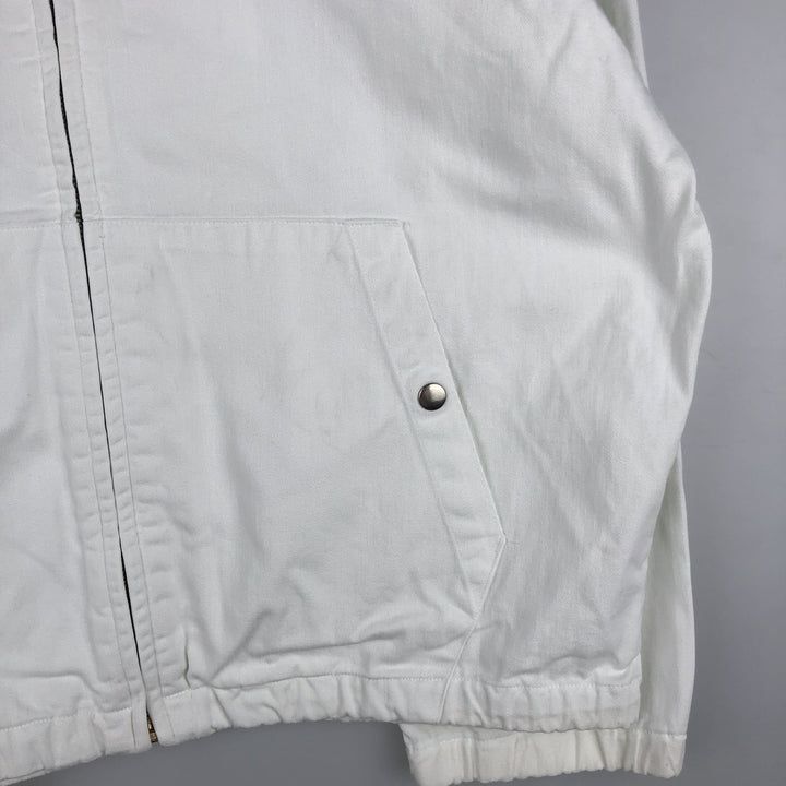 Ralph Lauren Swing Top Sport Jacket, Men's Size S (approx.) cotton white type Vintage Second Hand