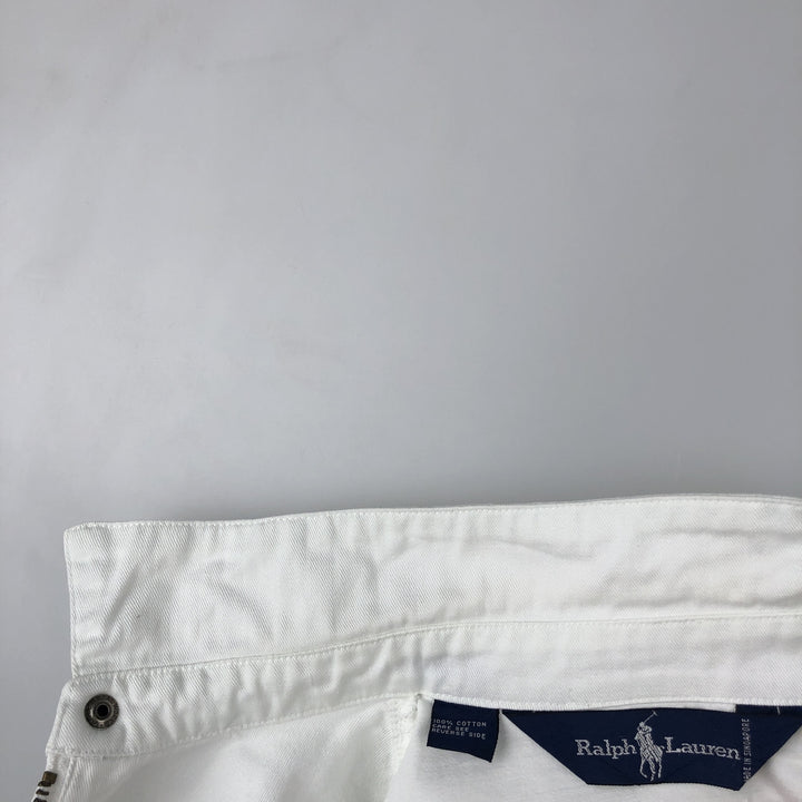 Ralph Lauren Swing Top Sport Jacket, Men's Size S (approx.) cotton white type Vintage Second Hand