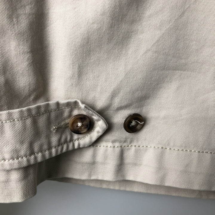 Ralph Lauren POLO by Ralph Lauren Swing Top Sports Jacket Men's L size cotton Beige type Vintage Second Hand