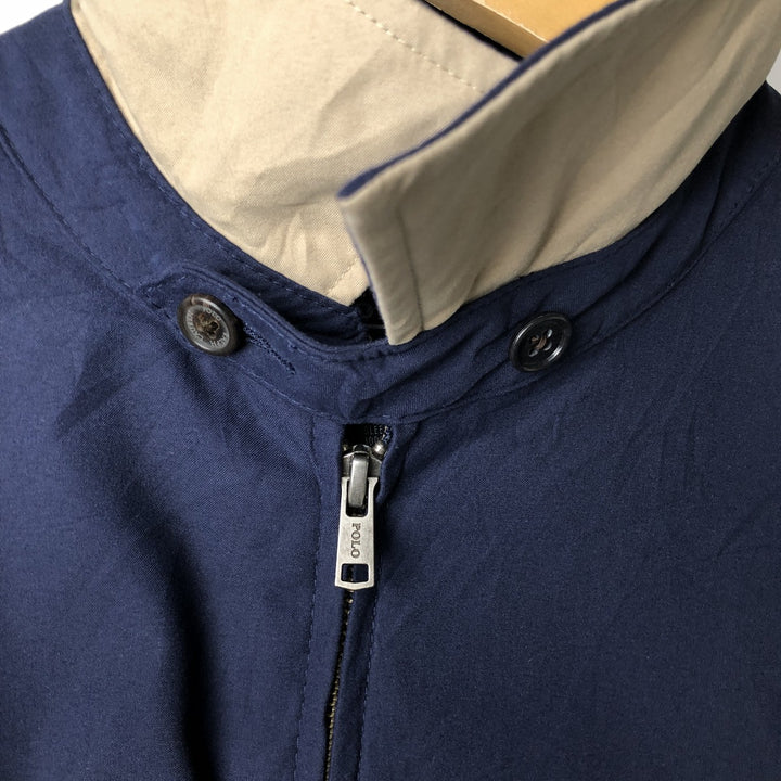 Ralph Lauren POLO by Ralph Lauren Swing Top Sports Jacket Men's L size polyester navy blue type Vintage Second Hand