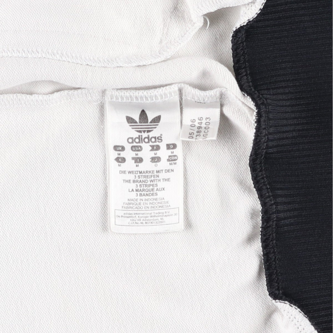 00'S adidas Originals Jersey Track Jacket Men's M cotton white type Vintage Second Hand