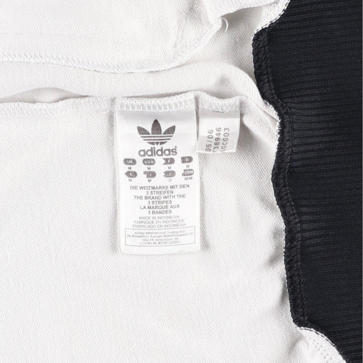 00'S adidas Originals Jersey Track Jacket Men's M cotton white type Vintage Second Hand