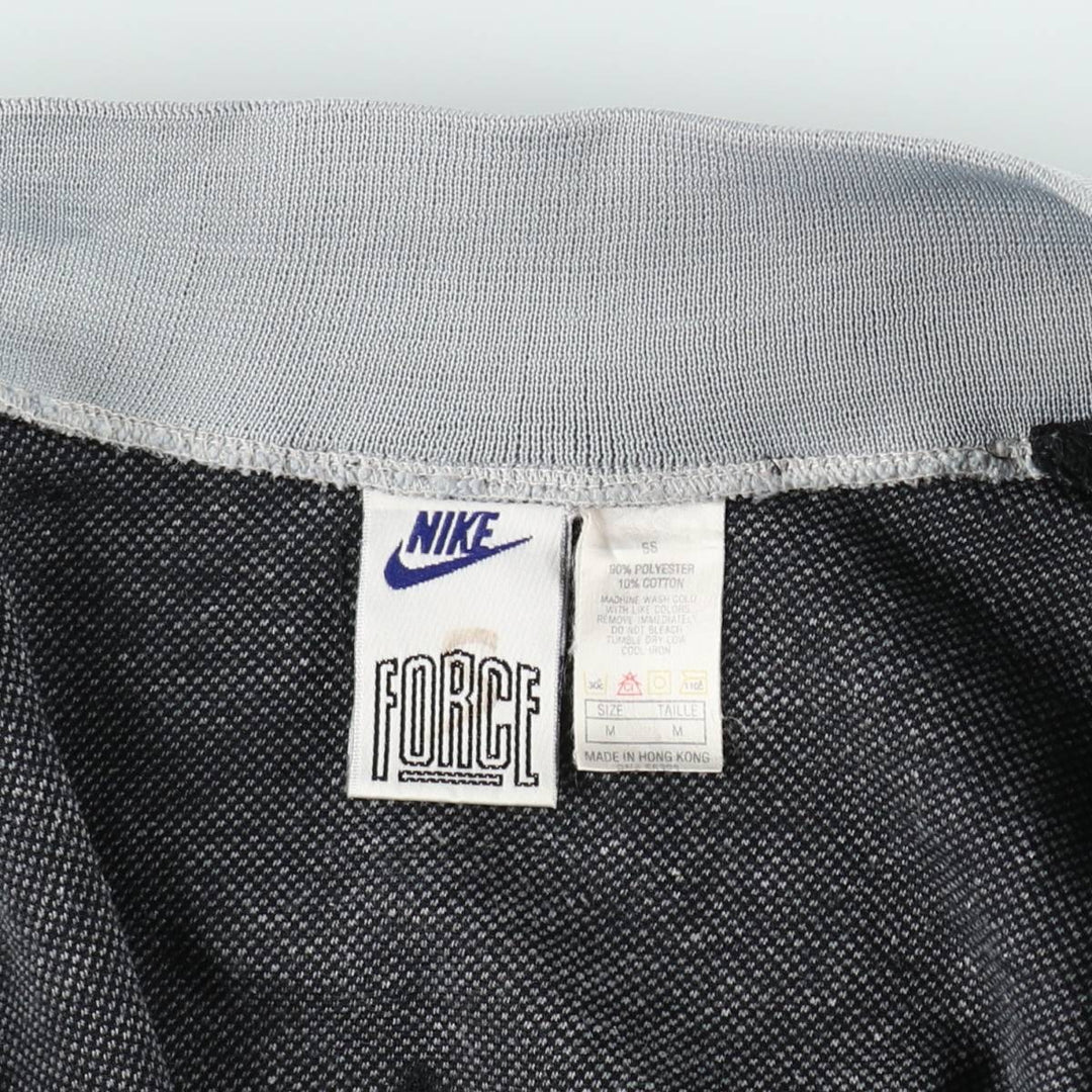 90'S Nike FORCE Track Jacket, Men's Size M (approx.), Vintage polyester black type Vintage Second Hand