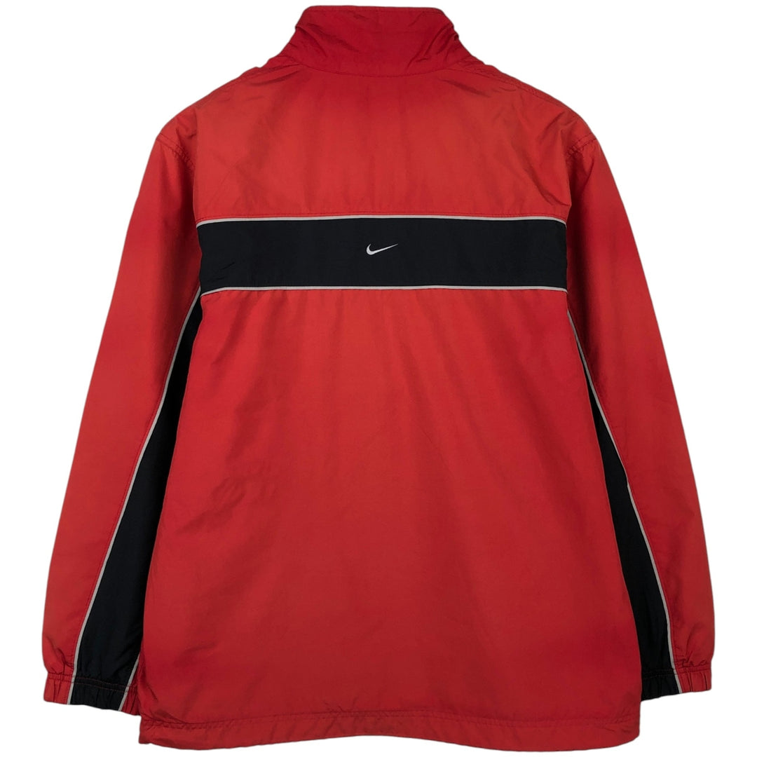 00'S Nike Windbreaker Men's M size polyester red type Vintage Second Hand
