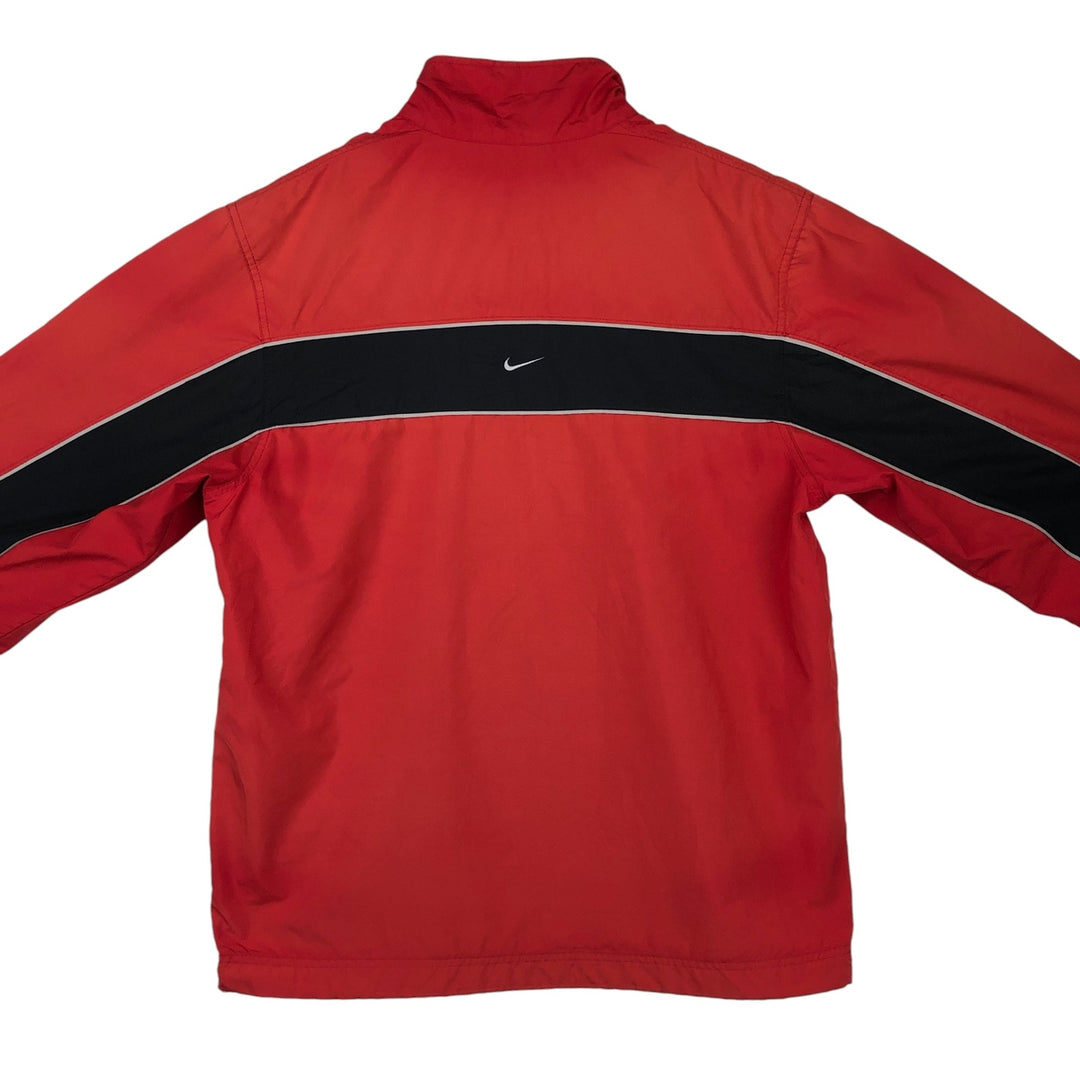 00'S Nike Windbreaker Men's M size polyester red type Vintage Second Hand