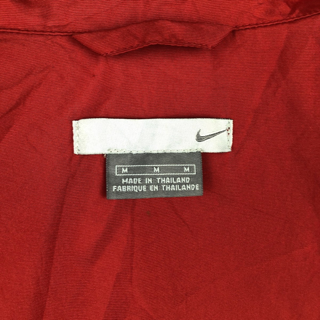 00'S Nike Windbreaker Men's M size polyester red type Vintage Second Hand
