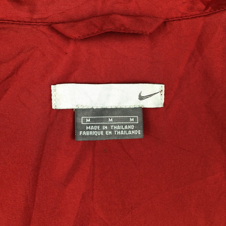 00'S Nike Windbreaker Men's M size polyester red type Vintage Second Hand