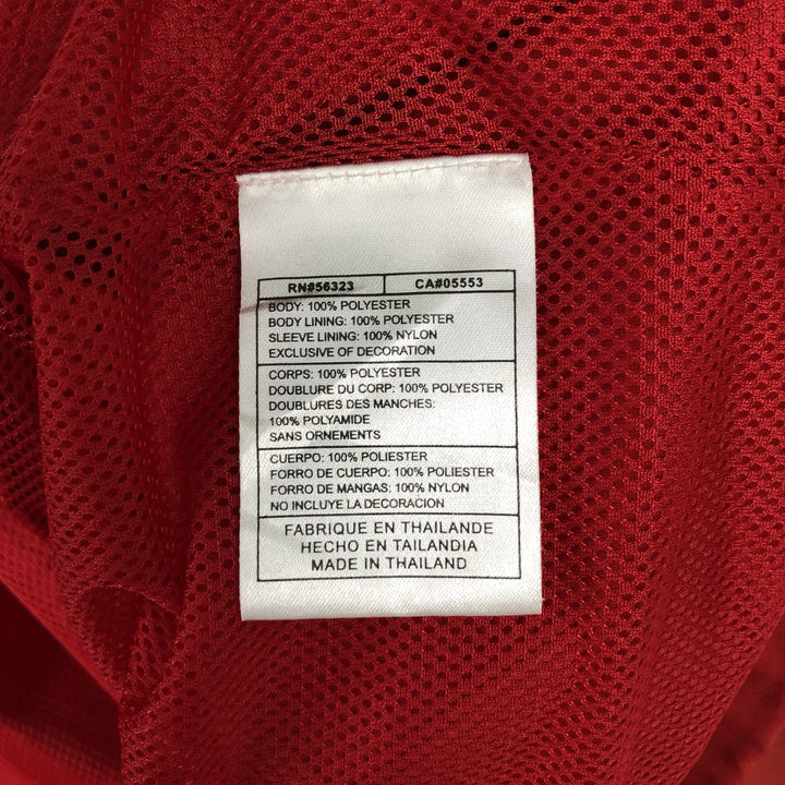 00'S Nike Windbreaker Men's M size polyester red type Vintage Second Hand