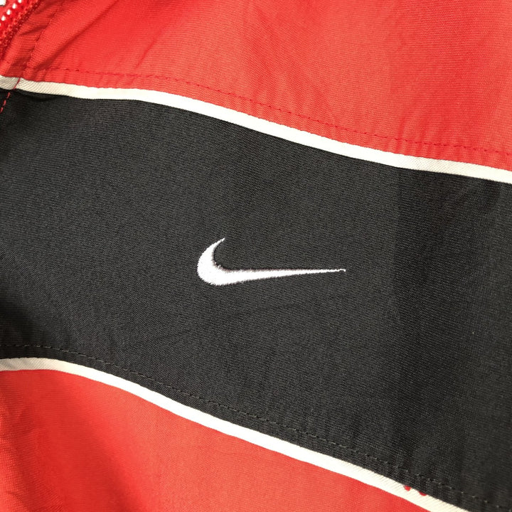 00'S Nike Windbreaker Men's M size polyester red type Vintage Second Hand