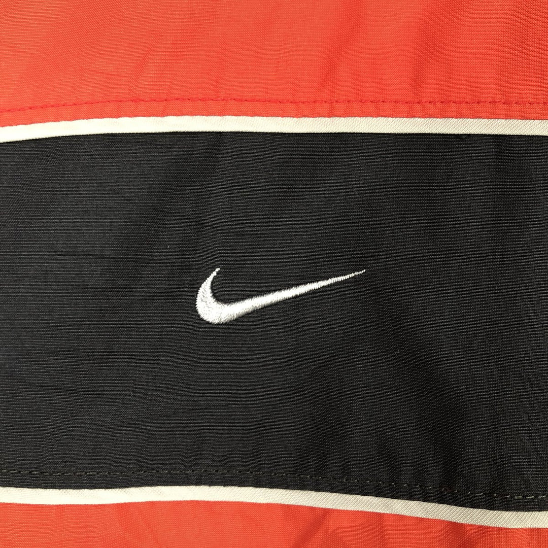 00'S Nike Windbreaker Men's M size polyester red type Vintage Second Hand