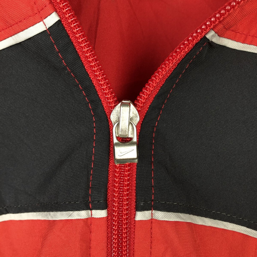 00'S Nike Windbreaker Men's M size polyester red type Vintage Second Hand