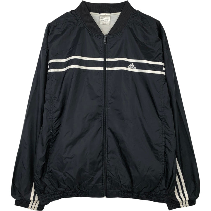 00'S Adidas nylon jacket, men's XL size Nylon black type Vintage Second Hand