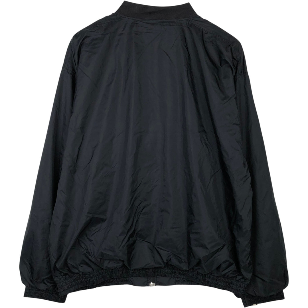 00'S Adidas nylon jacket, men's XL size Nylon black type Vintage Second Hand