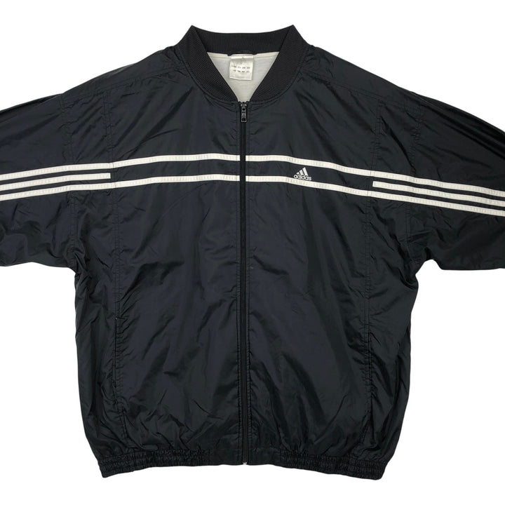 00'S Adidas nylon jacket, men's XL size Nylon black type Vintage Second Hand