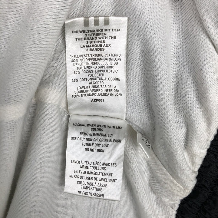 00'S Adidas nylon jacket, men's XL size Nylon black type Vintage Second Hand
