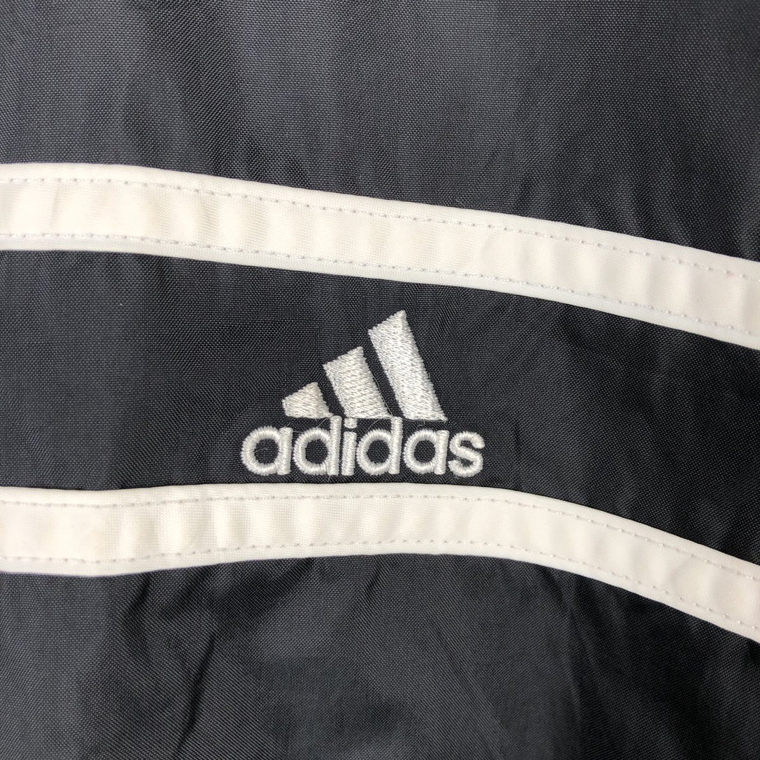 00'S Adidas nylon jacket, men's XL size Nylon black type Vintage Second Hand