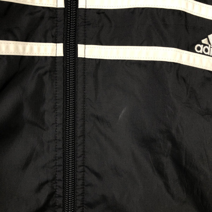 00'S Adidas nylon jacket, men's XL size Nylon black type Vintage Second Hand
