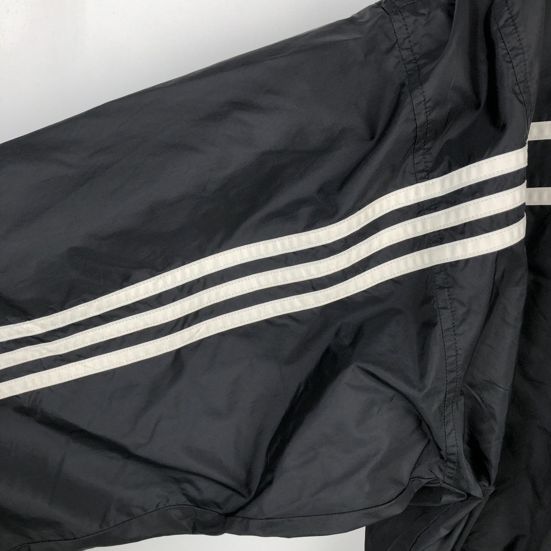 00'S Adidas nylon jacket, men's XL size Nylon black type Vintage Second Hand