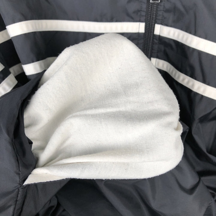 00'S Adidas nylon jacket, men's XL size Nylon black type Vintage Second Hand