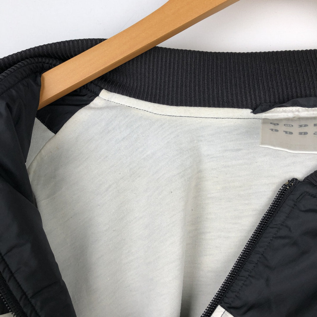 00'S Adidas nylon jacket, men's XL size Nylon black type Vintage Second Hand