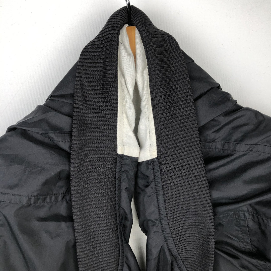 00'S Adidas nylon jacket, men's XL size Nylon black type Vintage Second Hand