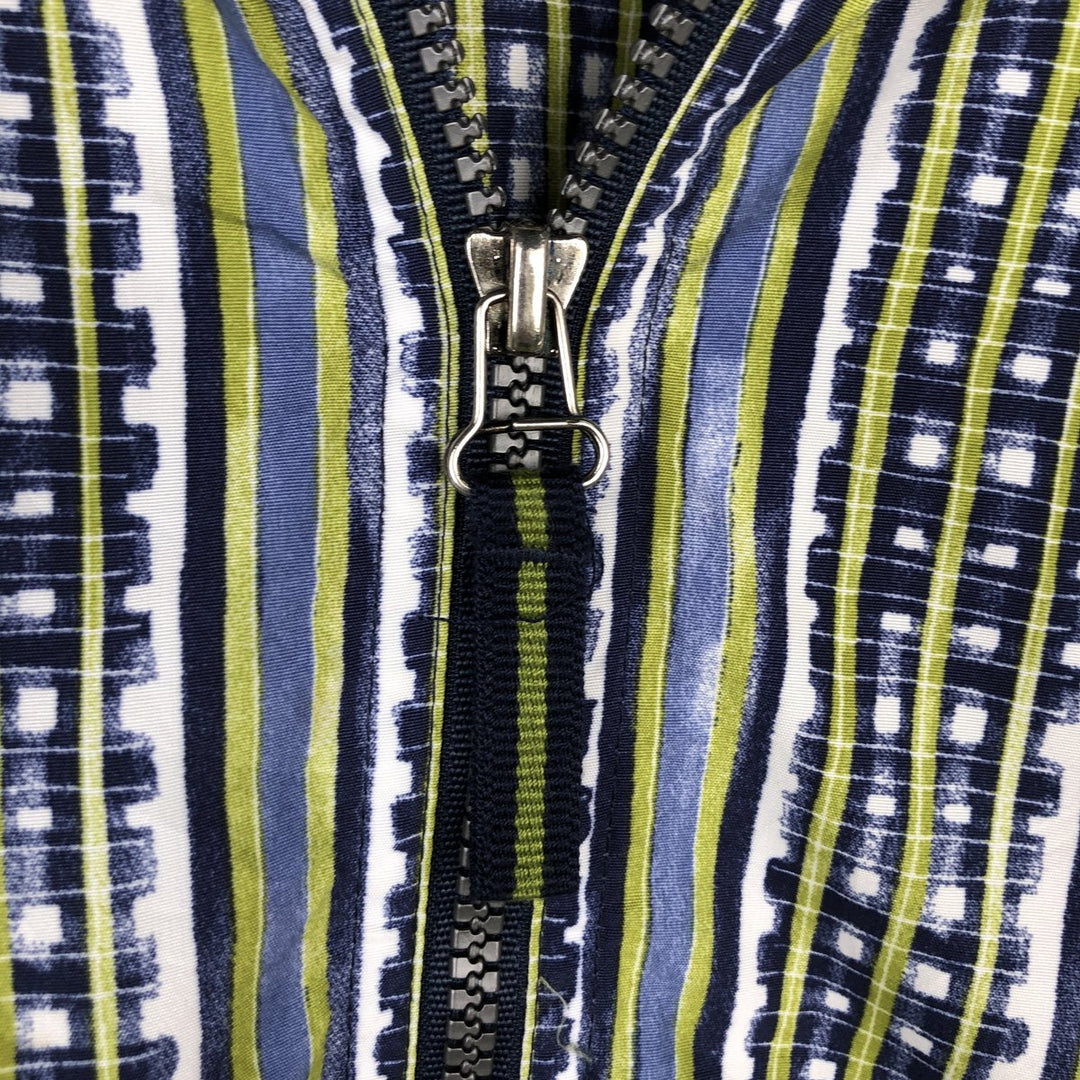 90'S Reebok all-over print windbreaker, men's size XL (approx.) polyester green type yellow green Vintage Second Hand
