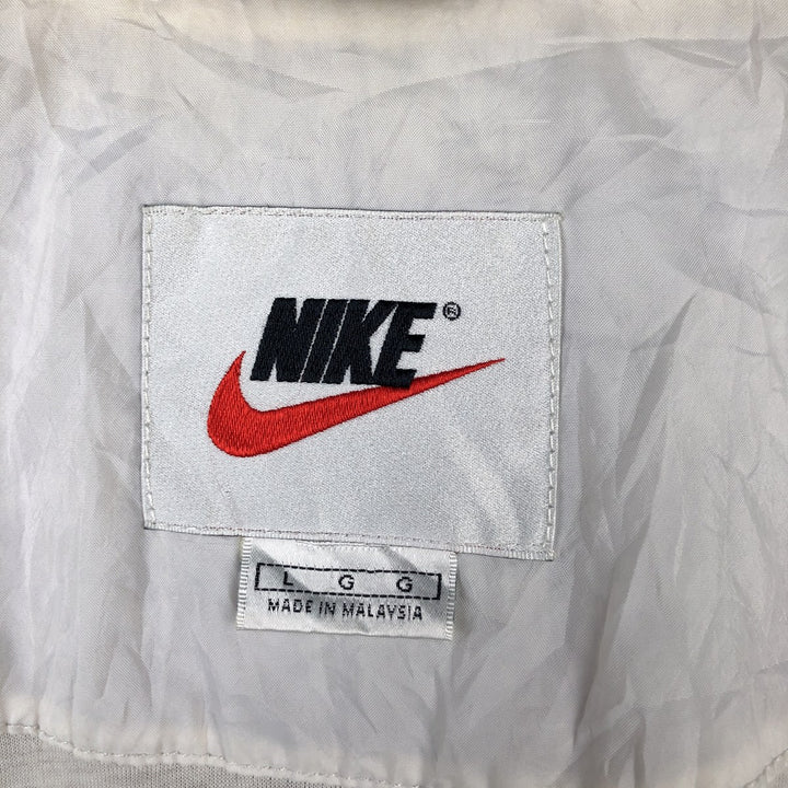 90'S Nike NIKE Nylon Jacket Men's Size L Vintage Nylon white type Vintage Second Hand