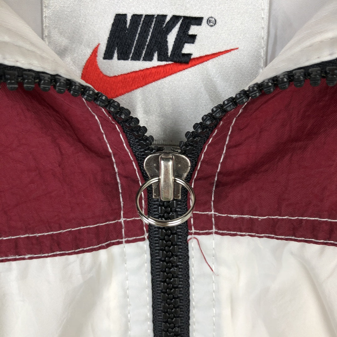 90'S Nike NIKE Nylon Jacket Men's Size L Vintage Nylon white type Vintage Second Hand