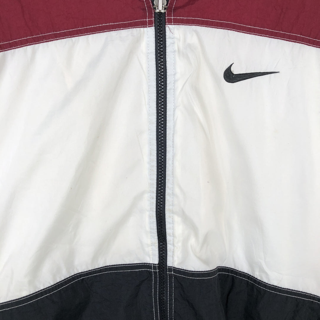 90'S Nike NIKE Nylon Jacket Men's Size L Vintage Nylon white type Vintage Second Hand