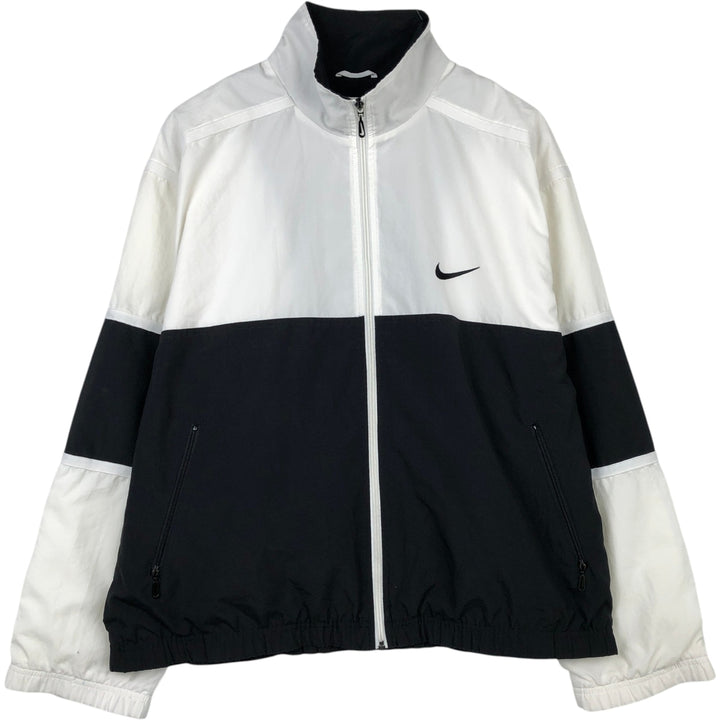 90'S Nike Windbreaker Men's Size L Vintage polyester white type Vintage Second Hand