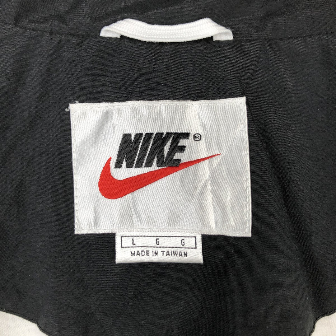 90'S Nike Windbreaker Men's Size L Vintage polyester white type Vintage Second Hand