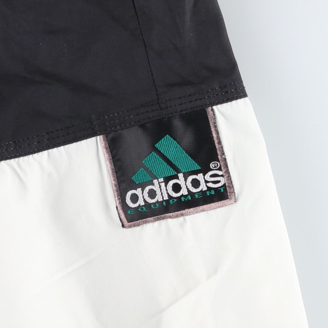 90s-00'S Adidas EQUIPMENT windbreaker, men's size XL (approx.) polyester black type Vintage Second Hand