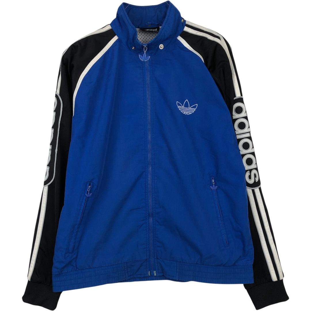 90'S Adidas Windbreaker Men's M Size Vintage polyester blue type Vintage Second Hand