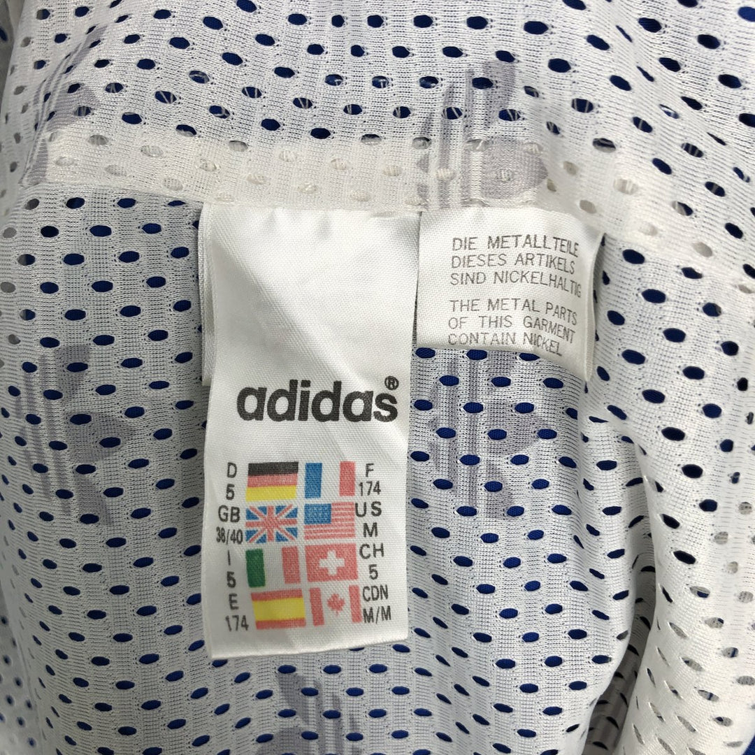 90'S Adidas Windbreaker Men's M Size Vintage polyester blue type Vintage Second Hand