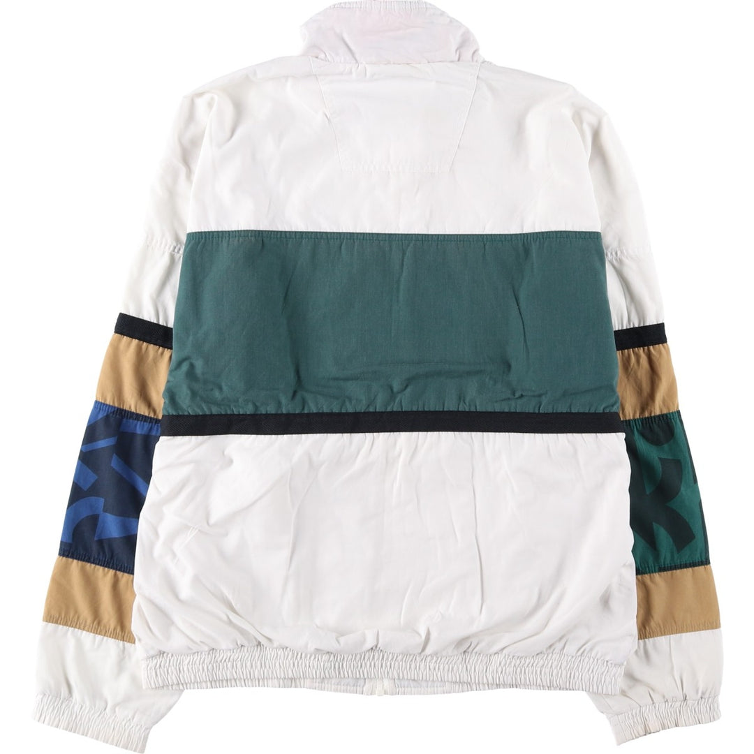 80s-90'S Adidas ATP Tour Crazy Pattern Windbreaker, Men's Size M (approx.), Vintage polyester white type Vintage Second Hand