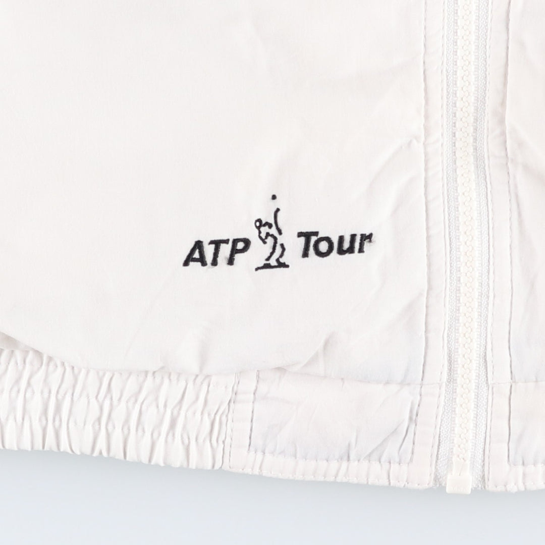 80s-90'S Adidas ATP Tour Crazy Pattern Windbreaker, Men's Size M (approx.), Vintage polyester white type Vintage Second Hand