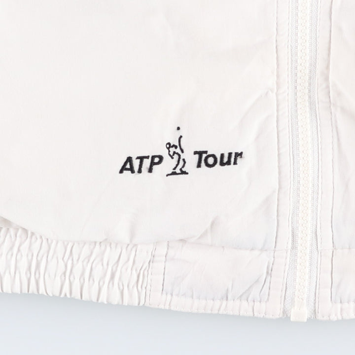 80s-90'S Adidas ATP Tour Crazy Pattern Windbreaker, Men's Size M (approx.), Vintage polyester white type Vintage Second Hand