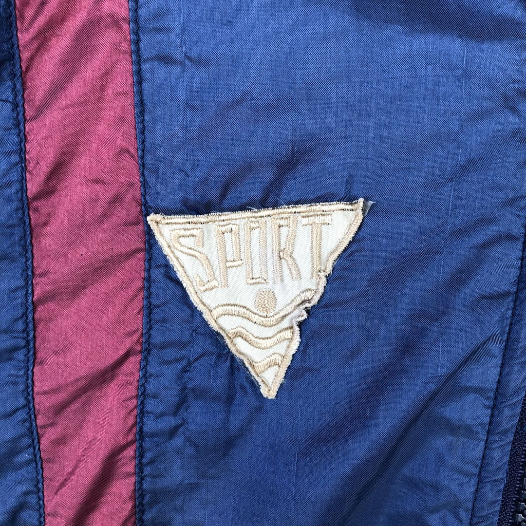 1980'S Adidas windbreaker, men's size XL (approx.), lightweight. polyester blue type Vintage Second Hand