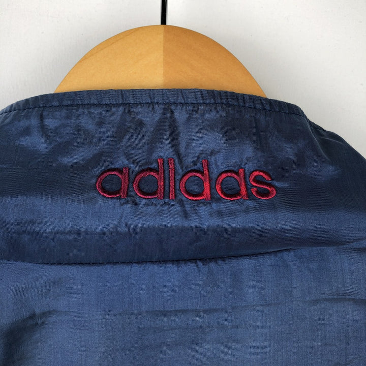 1980'S Adidas windbreaker, men's size XL (approx.), lightweight. polyester blue type Vintage Second Hand