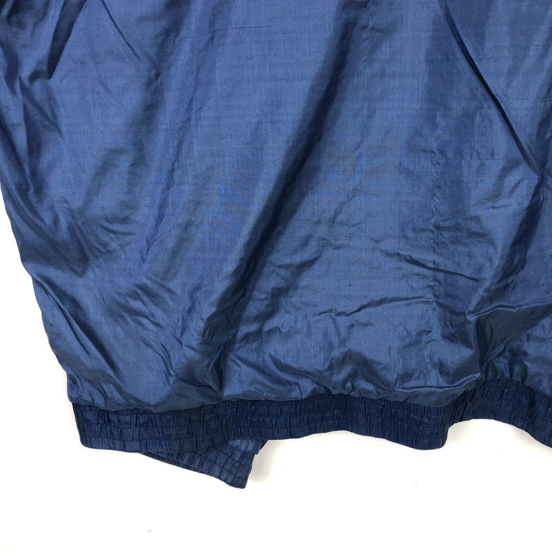 1980'S Adidas windbreaker, men's size XL (approx.), lightweight. polyester blue type Vintage Second Hand