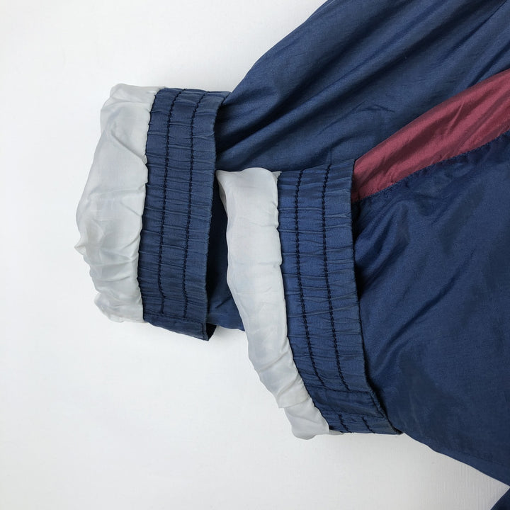 1980'S Adidas windbreaker, men's size XL (approx.), lightweight. polyester blue type Vintage Second Hand