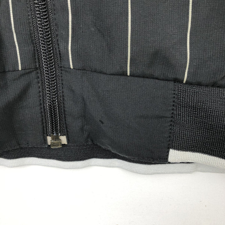 Nike Stripe Pattern Windbreaker, Men's Size M (approx.) polyester black type Vintage Second Hand