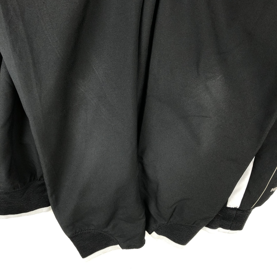 Nike Stripe Pattern Windbreaker, Men's Size M (approx.) polyester black type Vintage Second Hand