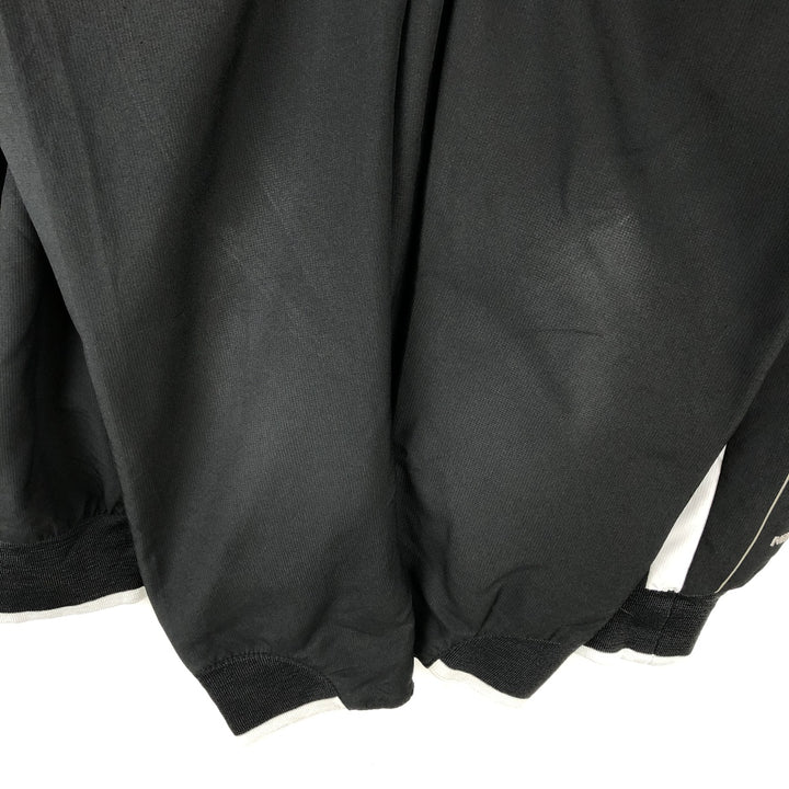 Nike Stripe Pattern Windbreaker, Men's Size M (approx.) polyester black type Vintage Second Hand